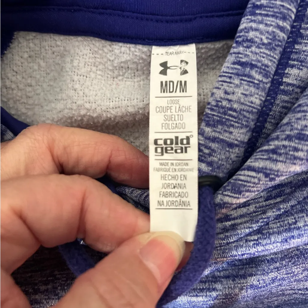 Under Armour Women’s Storm Armour Fleece Purple Hoodie Cold Gear A9 - Image 4