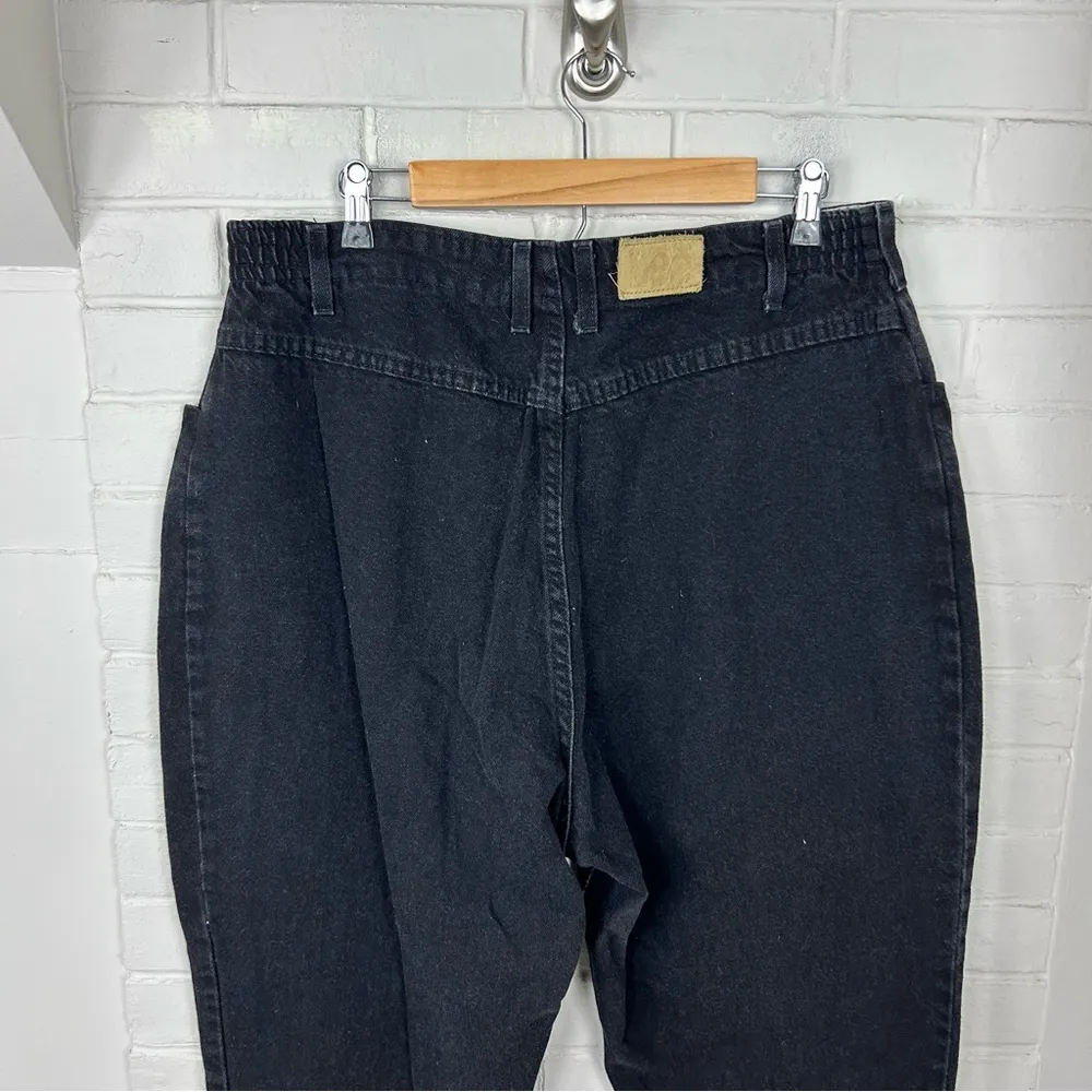 Lee Vintage Black Denim Mom Straight Jeans - Image 7