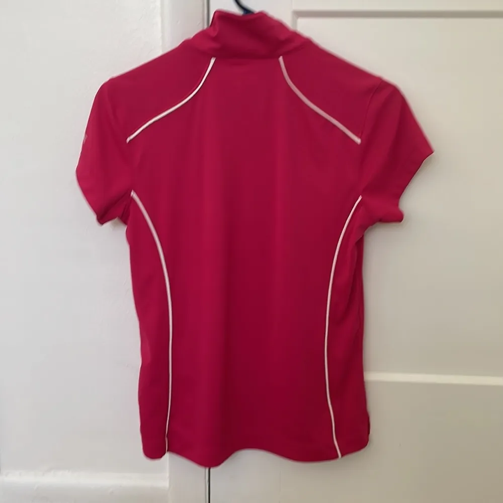 Bright Pink Golf Polo - Image 4