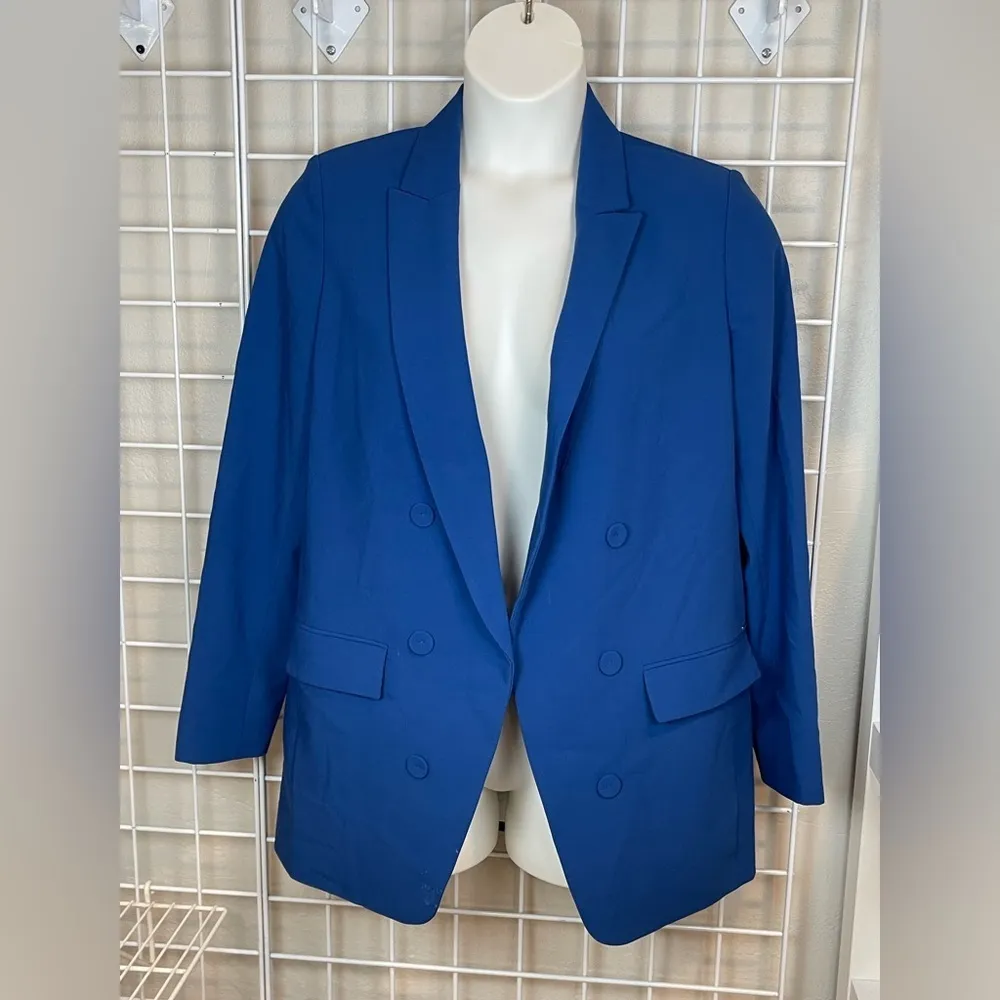 DKNY Blue Blazer Size 12 - Image 11