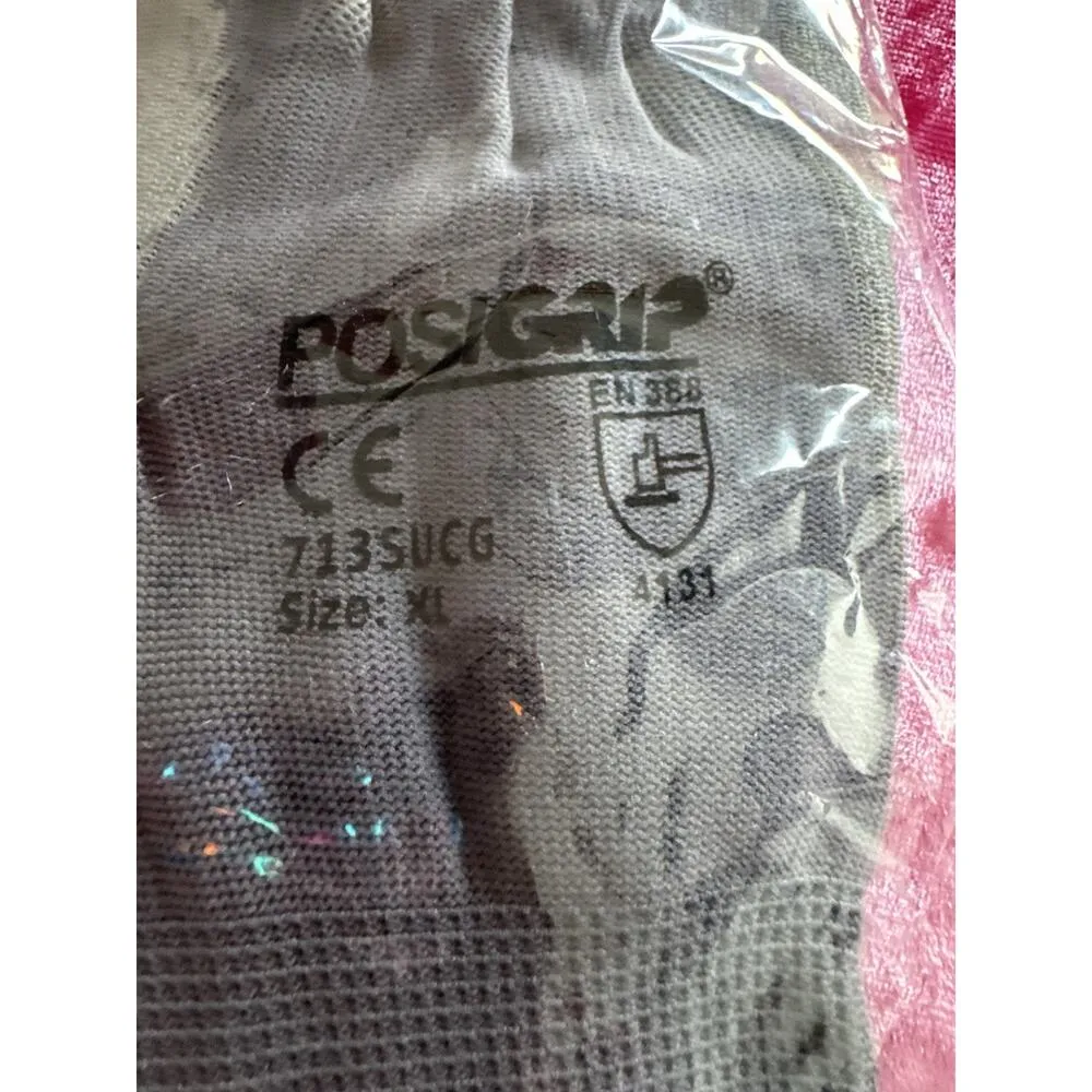 New Rosigrip Work Garden Gloves Size XL Gray - Image 2