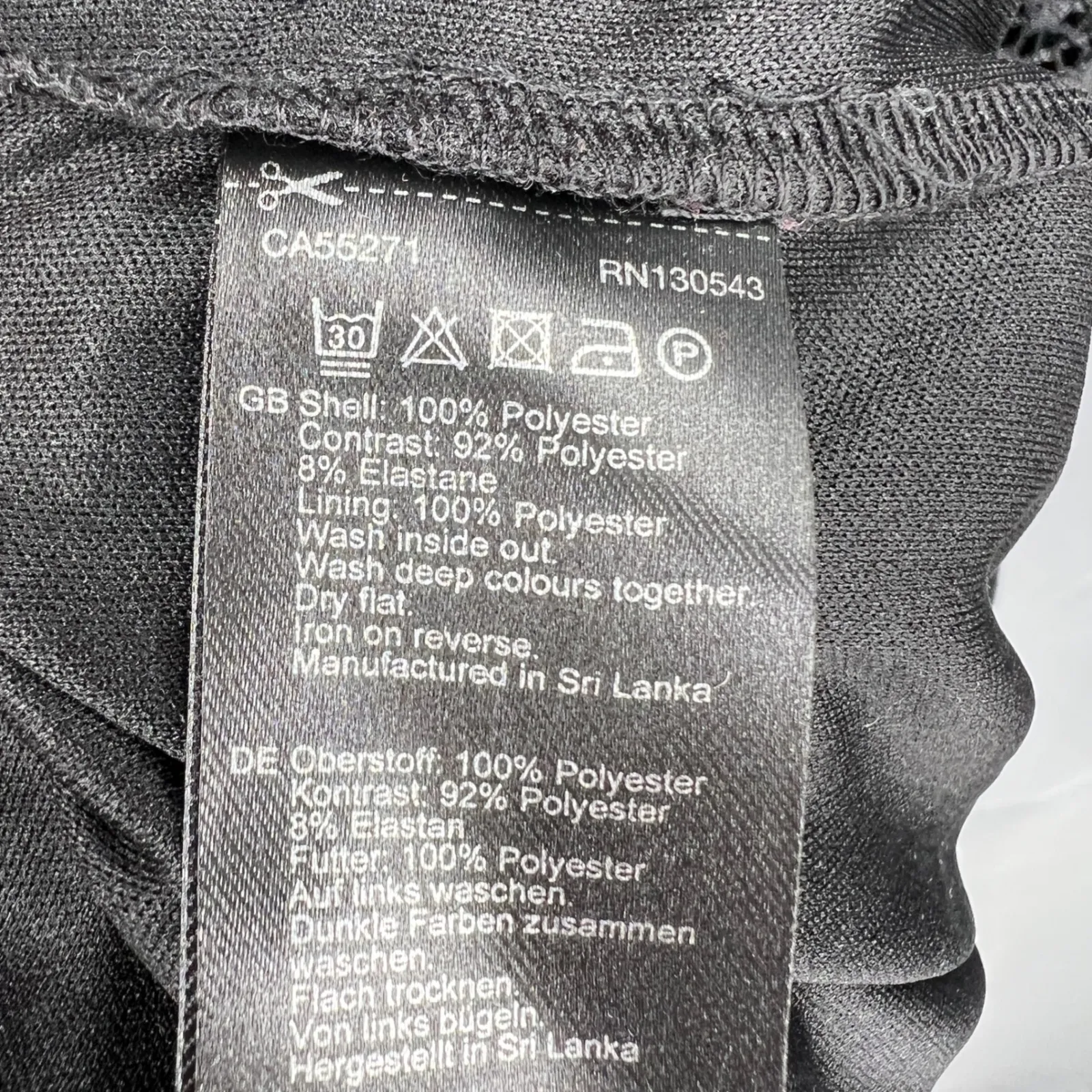 Long Tall Sally Black Lace Mesh Sleeve Sheath Dress Women's Size 12 - Image 5