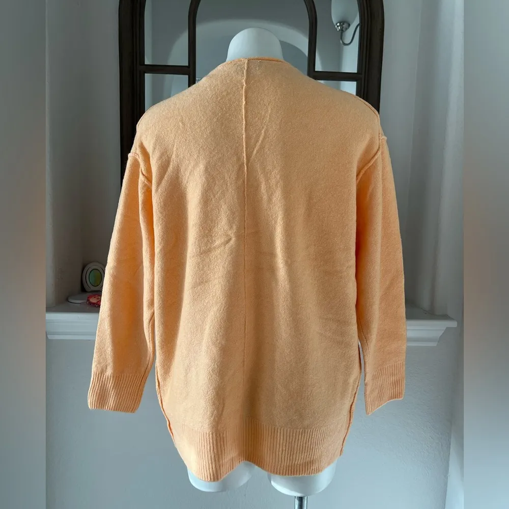 Vince Camuto Apricot Cardigan Open Front Knit Sweater Size S, New w/Tag - Image 5