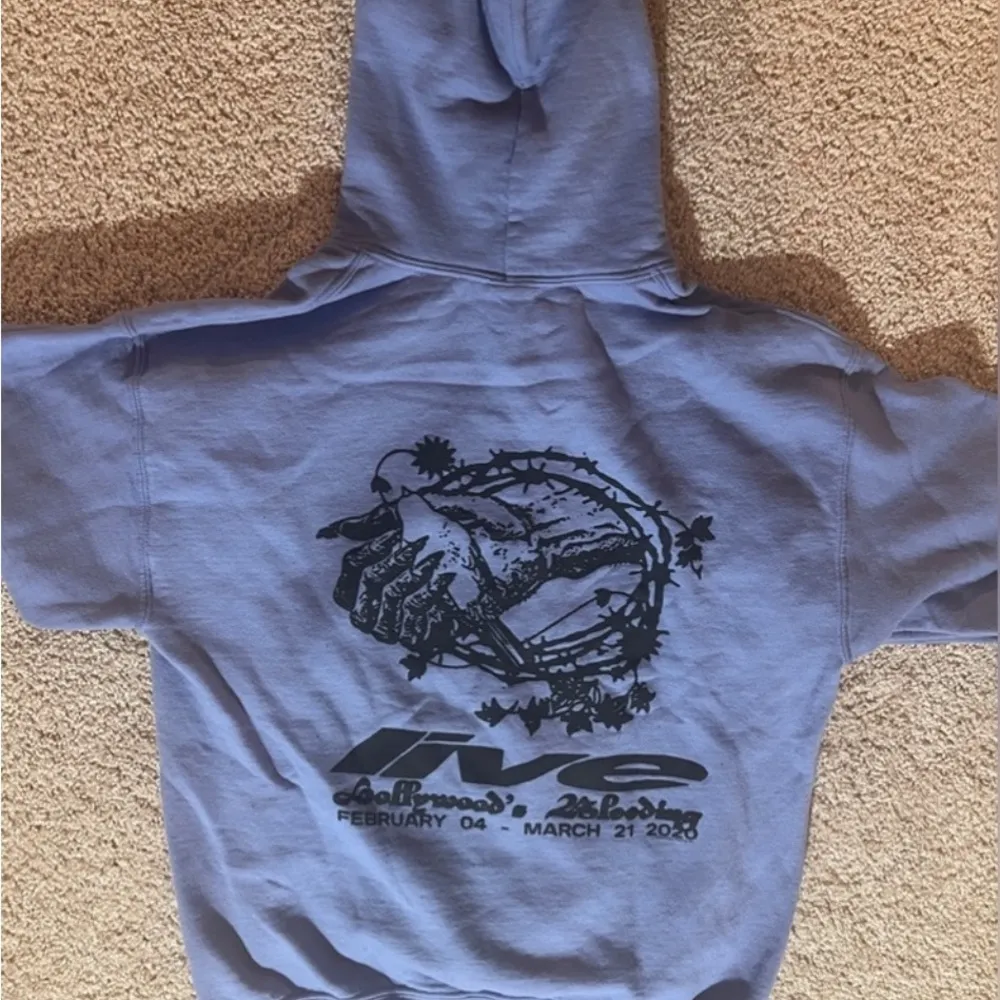 Post Malone Tour Sweatshirt Blue Size M - Image 2