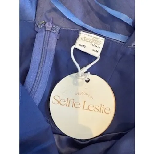 Selfie Leslie‎ Mini Dress Midnight Blue Sleeveless Party Cocktail Womens - Image 3