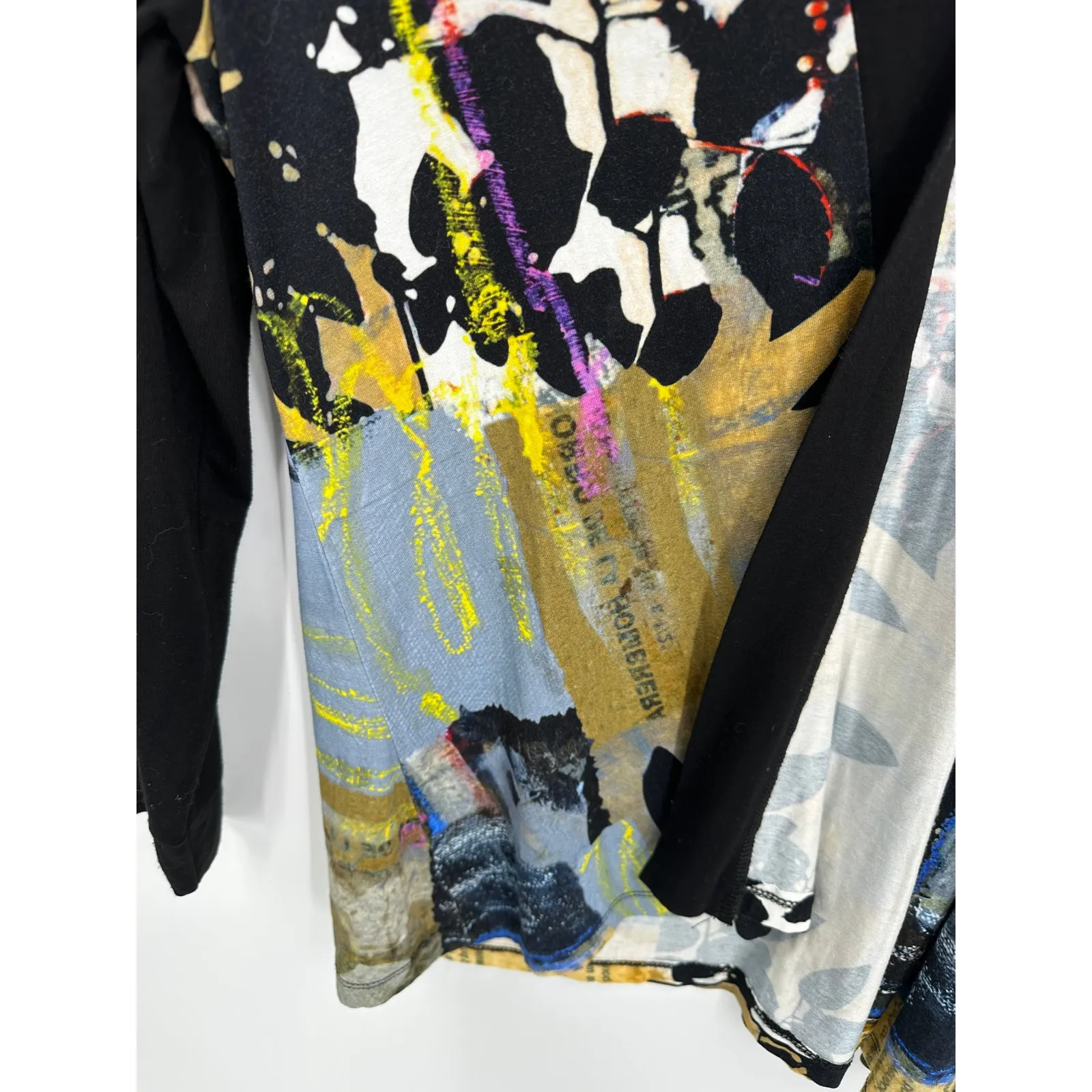 Simply Art by Dolcezza Cardigan Women XL Open Front Unique Artsy Lightweight - Image 7