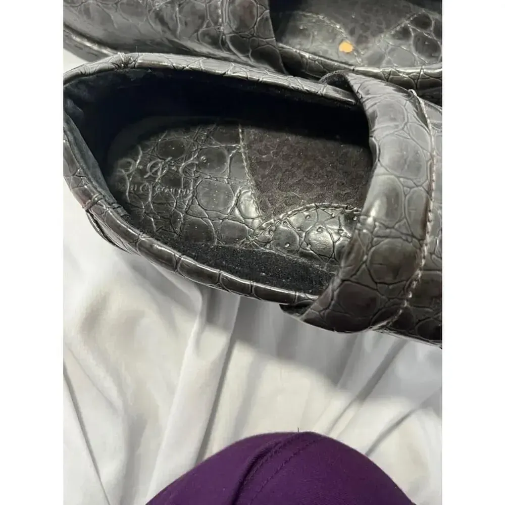 B.O.C Born concepts Gray snakeskin‎ Leather Clogs Size 10 - Image 5