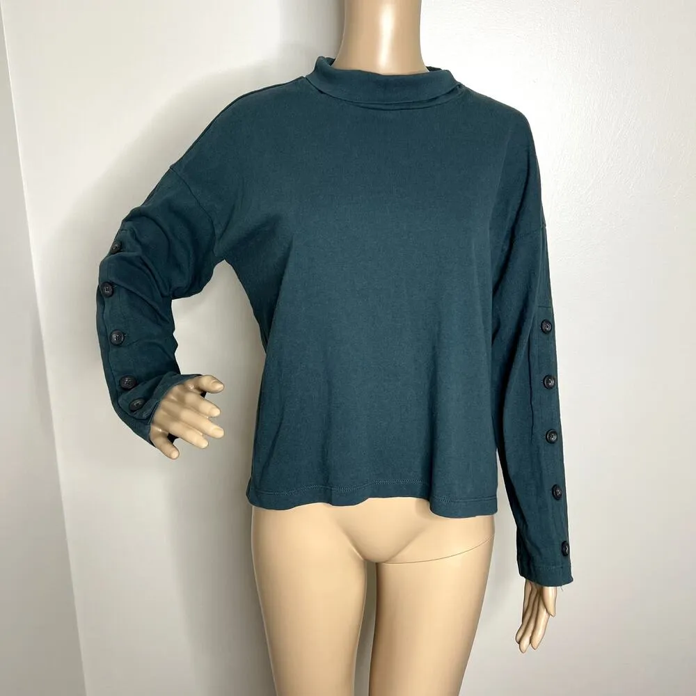 Madewell Button Sleeve Turtleneck Sweater - Image 8