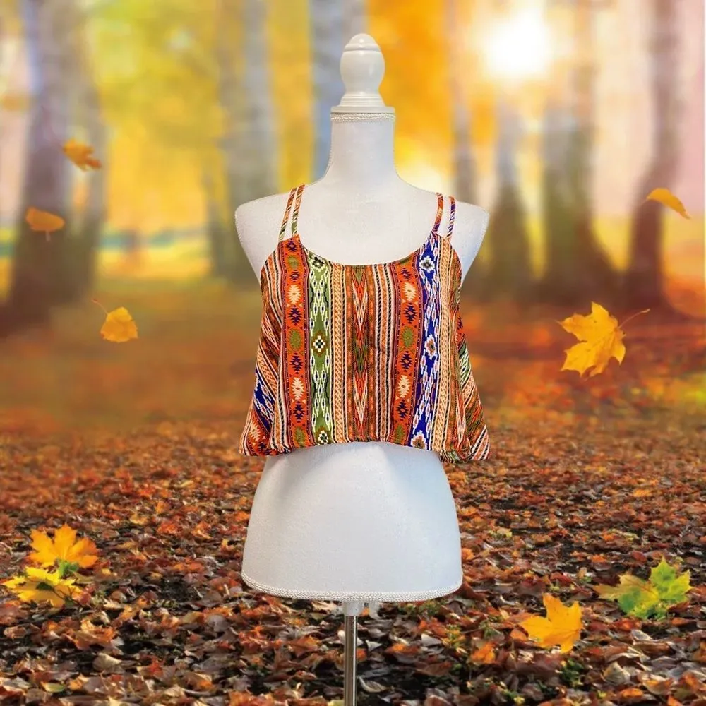 Tobi Small Crop Top Tribal Print - Image 5