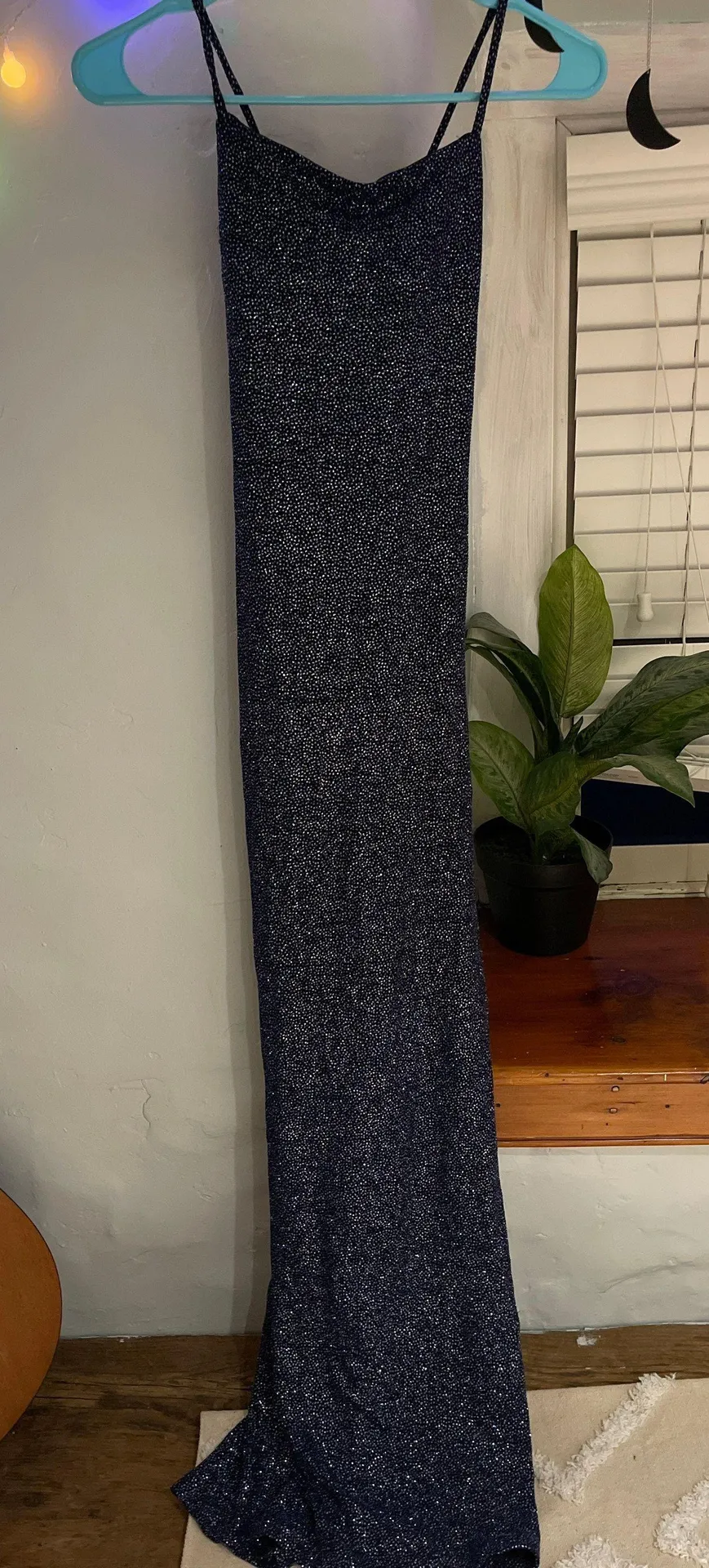 sparkly blue prom dress - Image 3