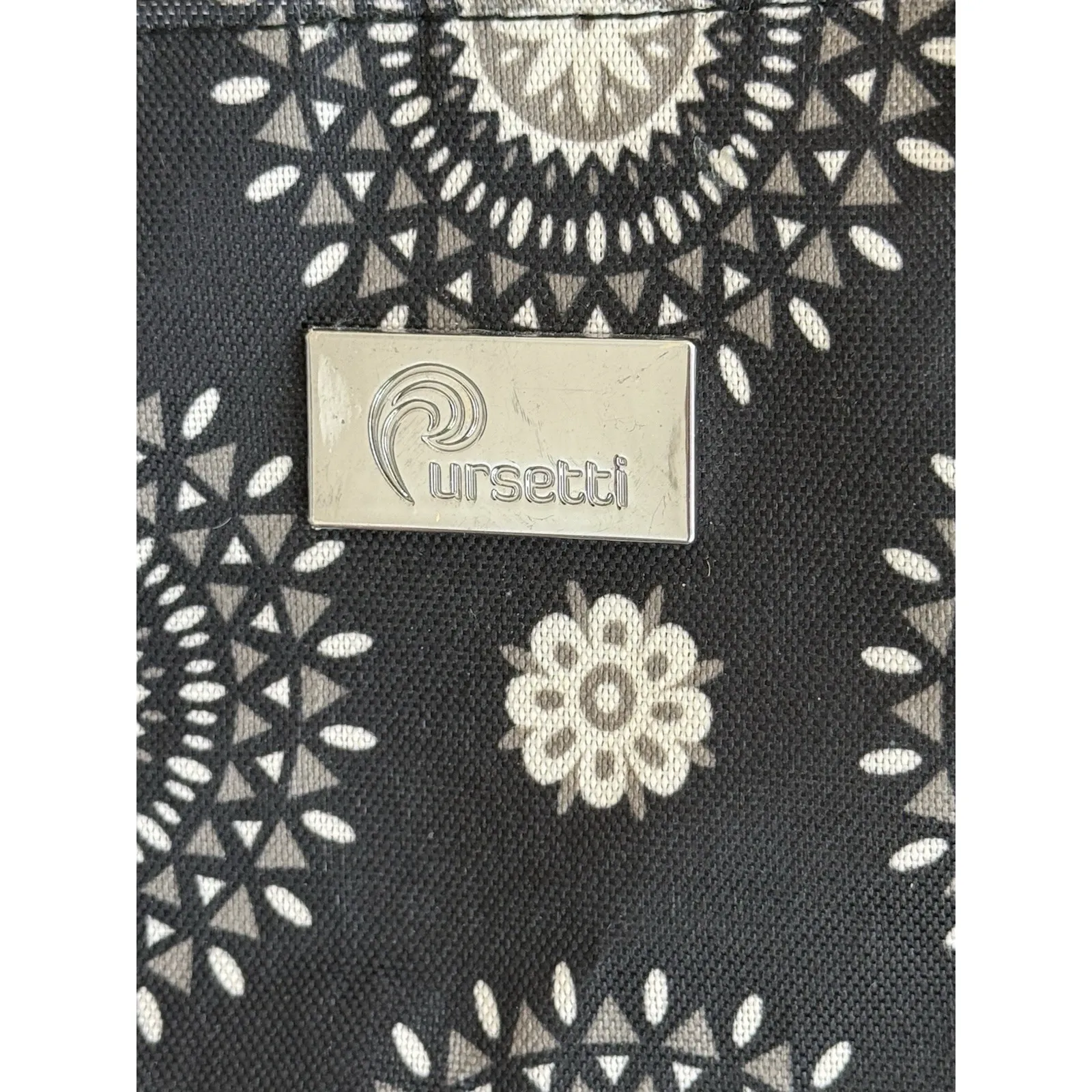 Pursetti Utility Tote Bag Zip Top Mult Exterior /Interior Pockets Teacher Soccer - Image 2