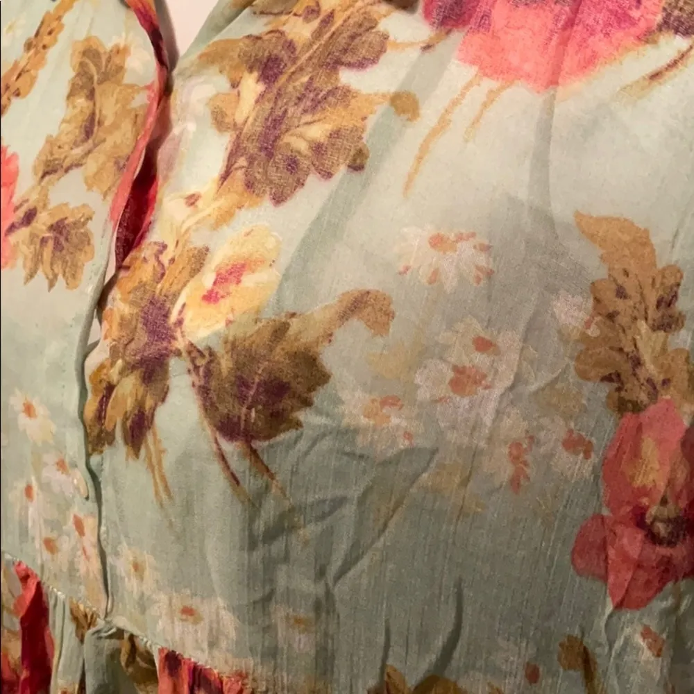 RL Denim & Supply floral cottage core dress medium - Image 8