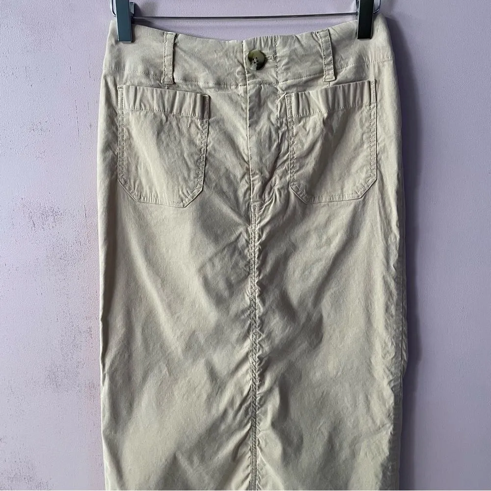 Anthropologie Maeve The Colette Tan/Khaki Maxi Skirt Size XS EUC - Image 11