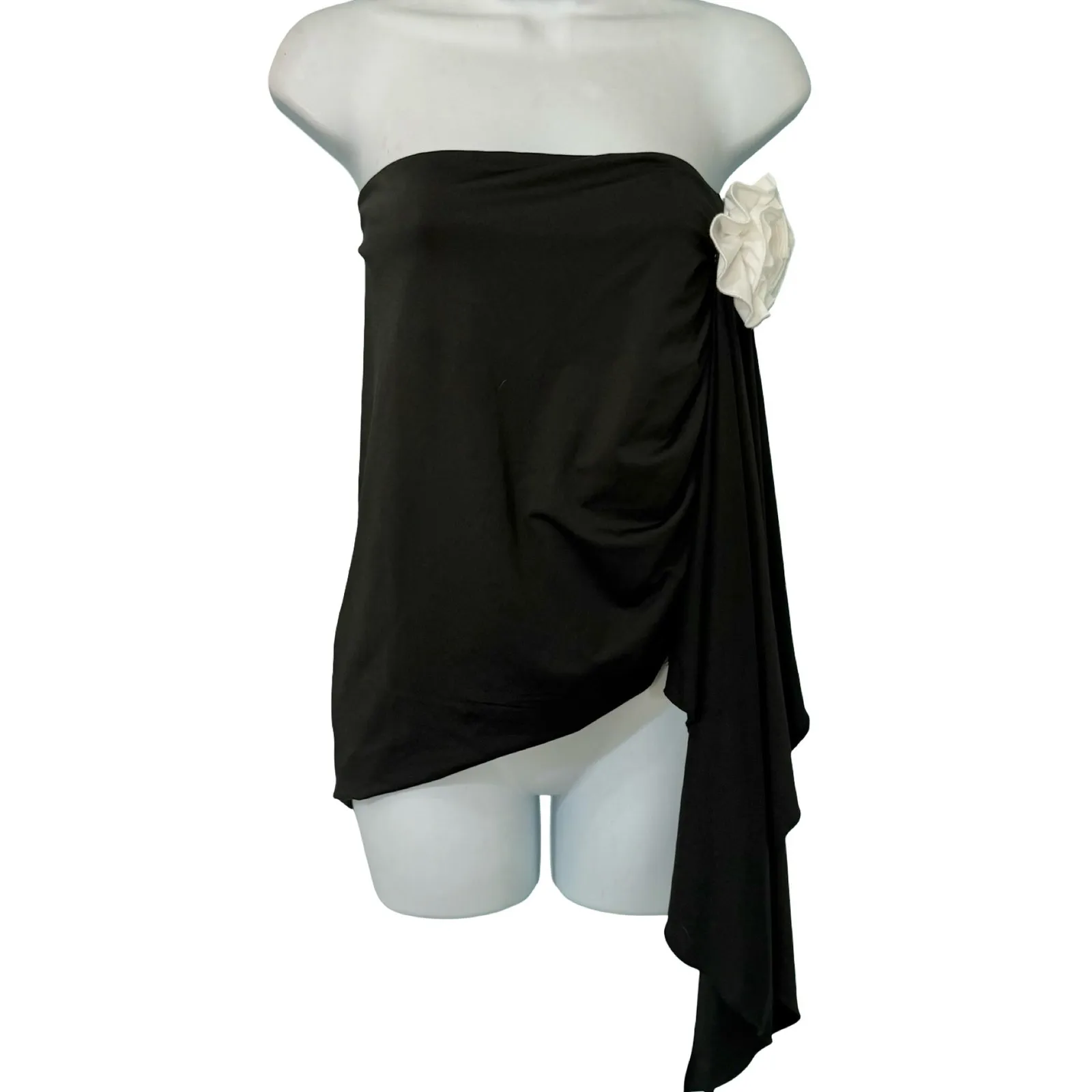 Lovers and Friends Black White Flower Cordelia Stretch Mini Skirt sz XL NEW Tags - Image 8