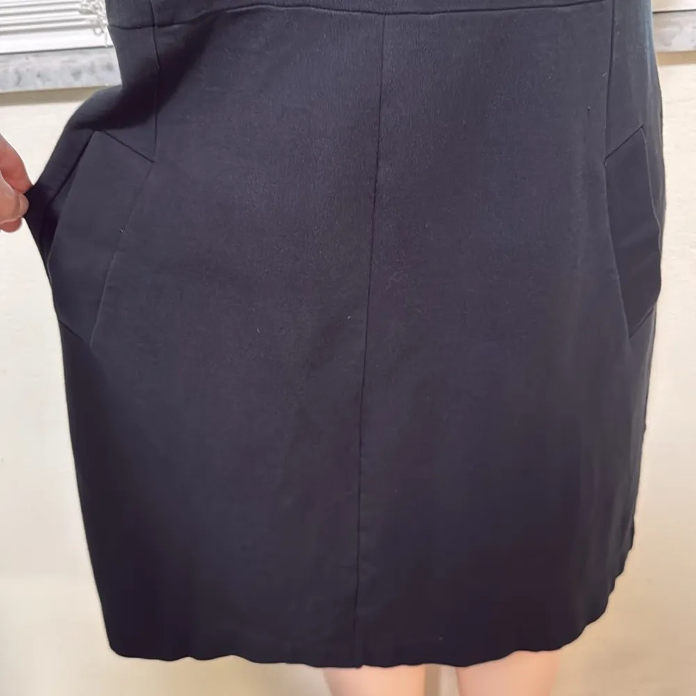 Land’s End black sleeveless stretchy black dress woman size 14 - Image 3