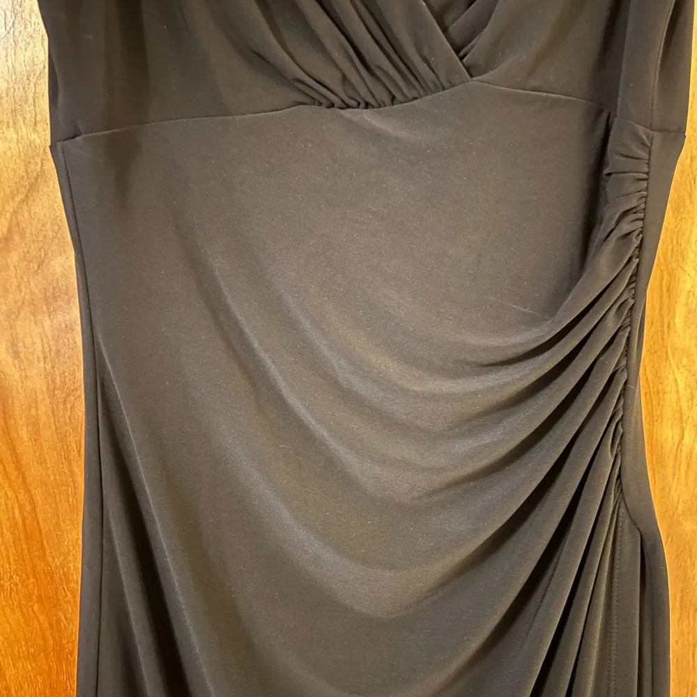 Lauren Ralph Lauren Solid Black Womens Essentials Dress Size 8 MSRP $130 NWT - Image 4