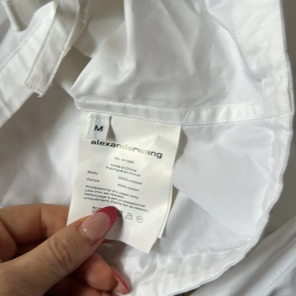 Alexandar Wang T white cropped shirt - Image 3