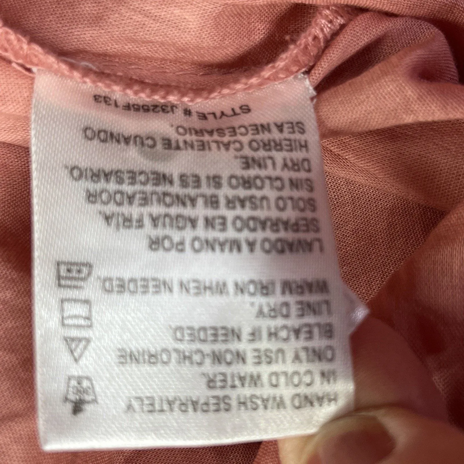 Patrons Of Peace Babydoll Puff Sleeve Maxi Dress Pink Small Cottage Y2K Boho - Image 11