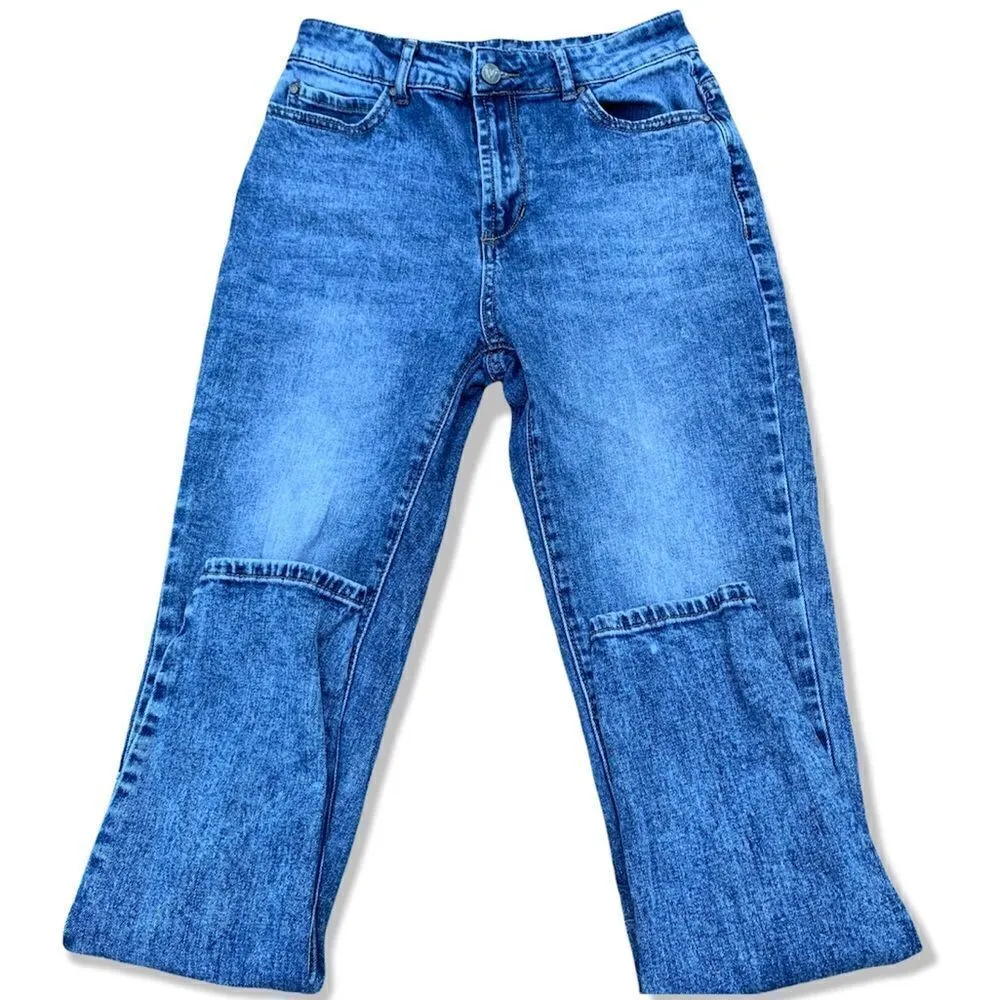 Versace V 1969 Italia Abbligiamento Sportivo jeans acid wash busted knee Size 2 - Image 2