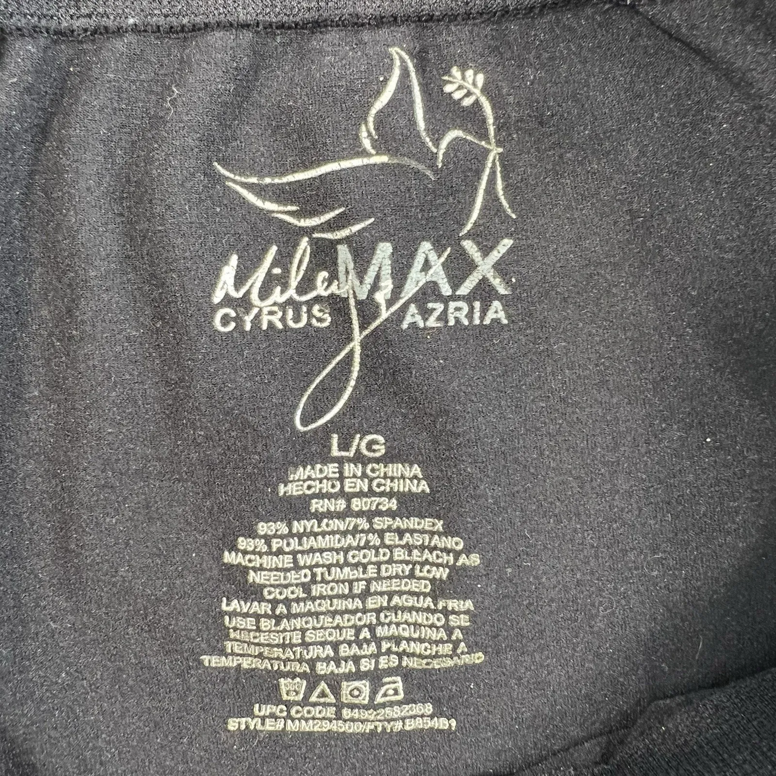 Y2K Miley Cyrus Max Azria Jrs L Skinny Leggings Cutout Detail Black Twee Punk Size undefined - Image 6