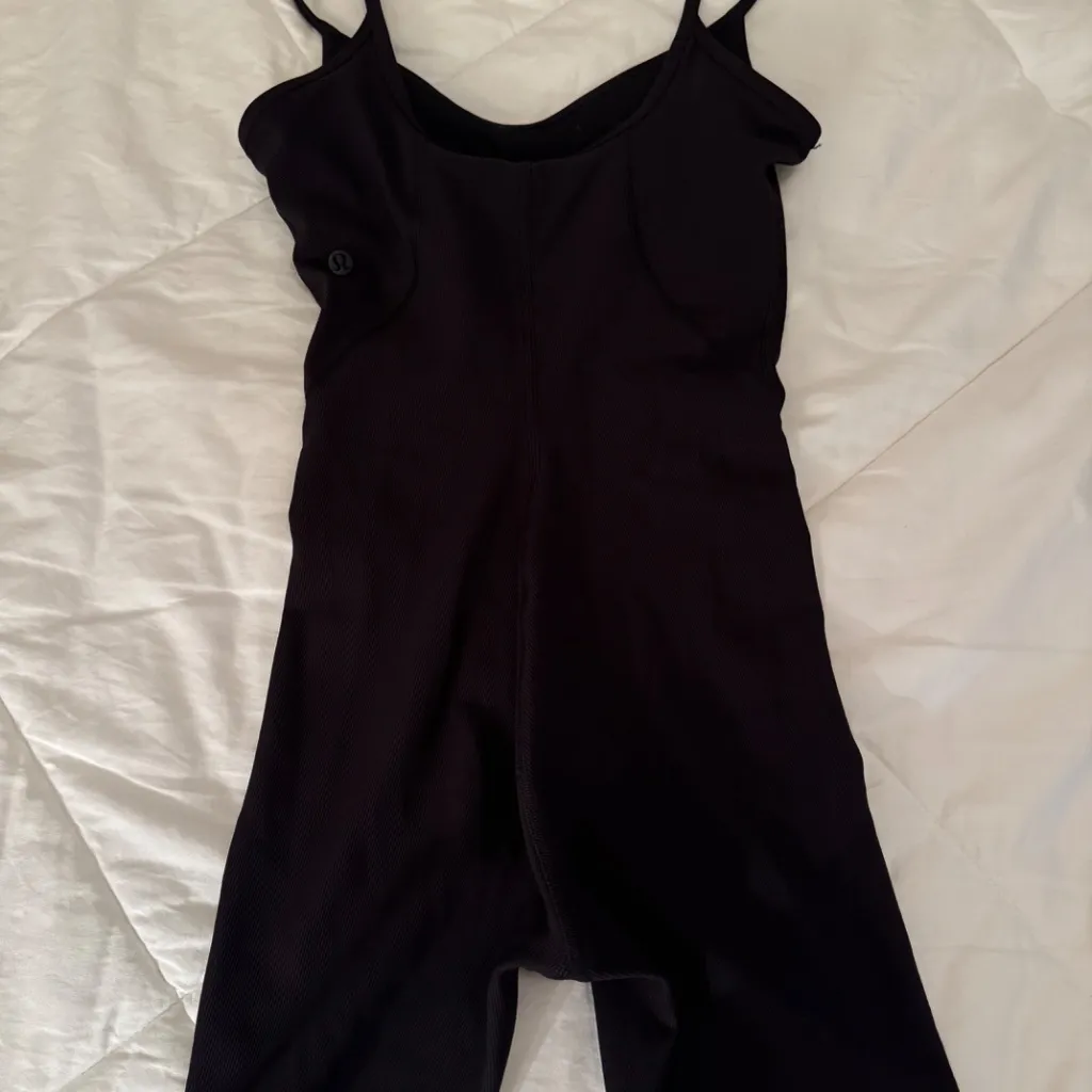 Lululemon Ribbed Contoured Yoga Unitard 6" Length - Image 4