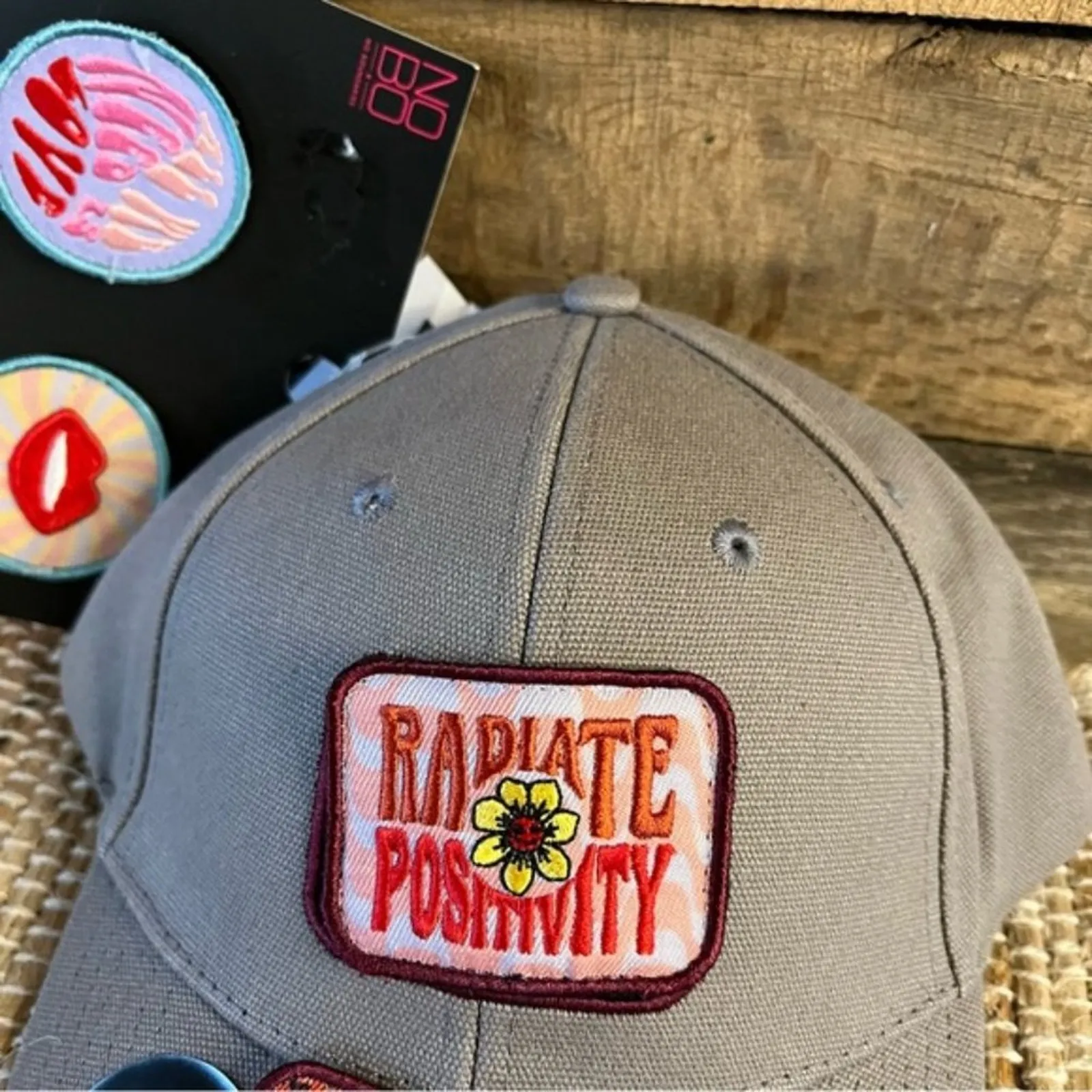 No Boundaries  Gray Patch‎ Cap - Image 2