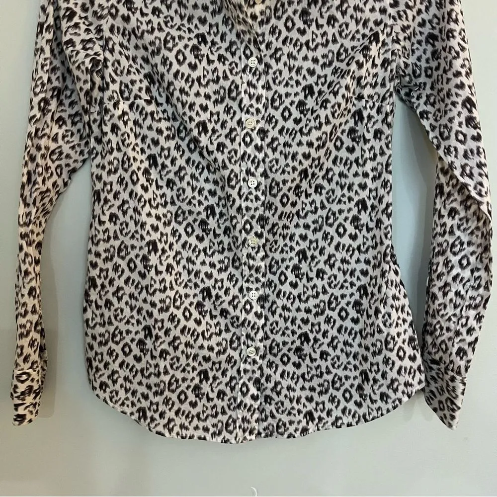 J. Crew Factory Perfect Fit Poplin shirt. Cotton poplin long sleeve button down - Image 3