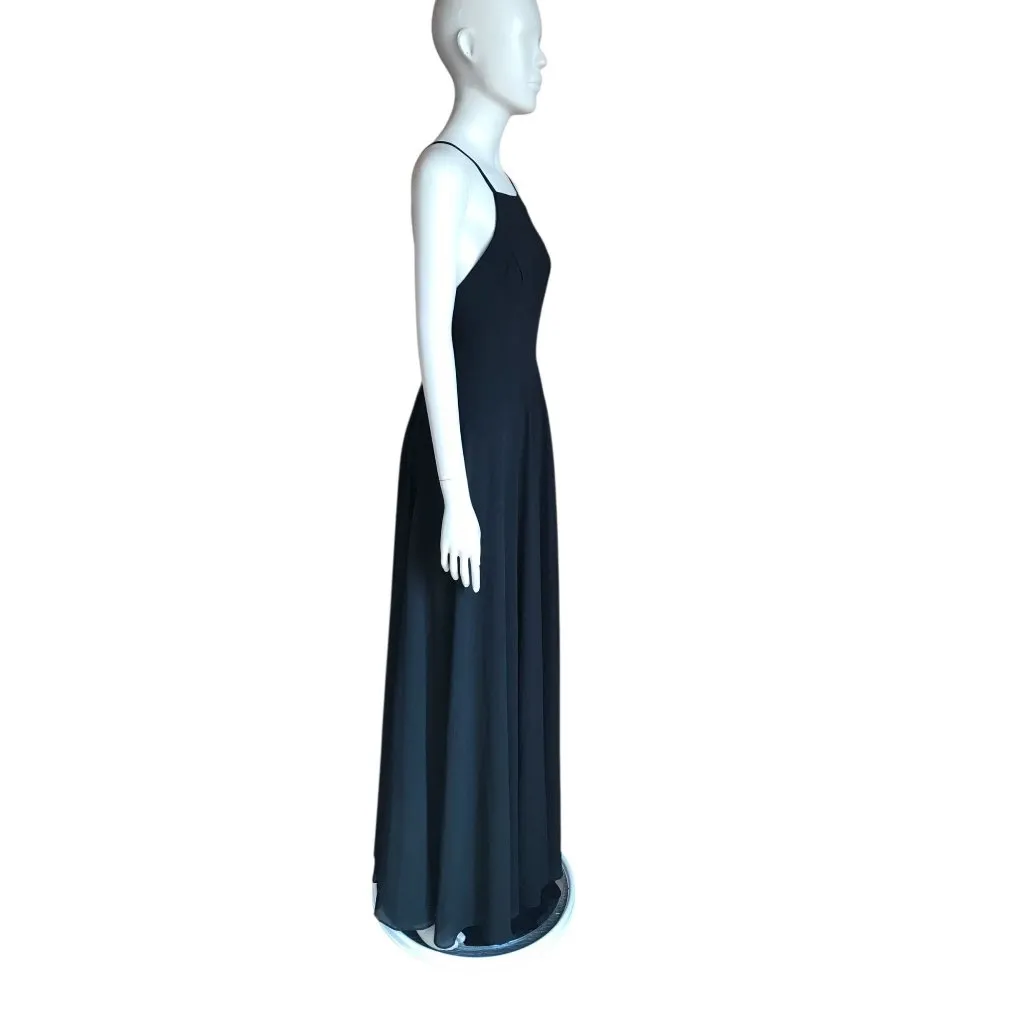 Lulu's Black High Neck Formal Maxi Dress Size XS - Image 5