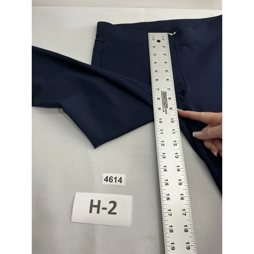 Womans Woman With Control Pull On Cropped Pants SP Navy Stretch Blue Size undefined - Image 6