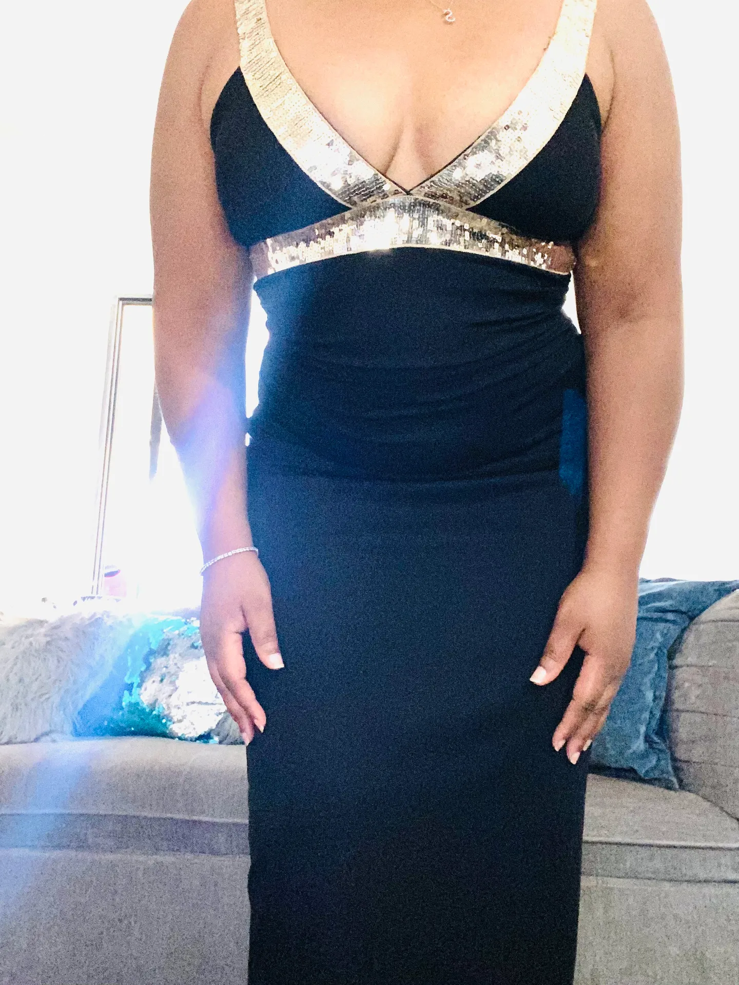 Black  Evening Dress - Image 6