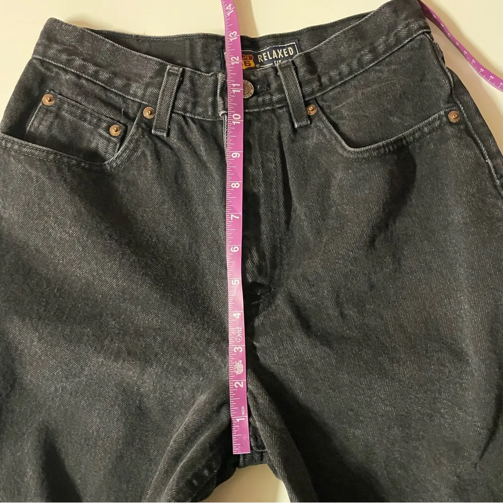 Vintage Route 66 Black Washed Mom Jeans EUC Size 3/4 Petite - Image 6