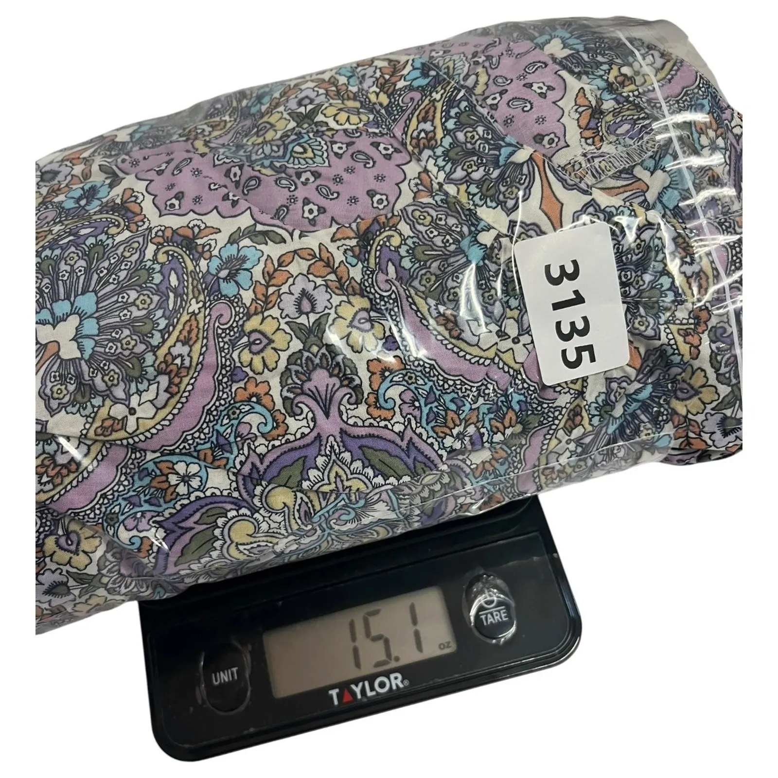 Lane Bryant Dress Womens 24P Purple Midi Geometric Boho Tiered Pockets Peasant - Image 15