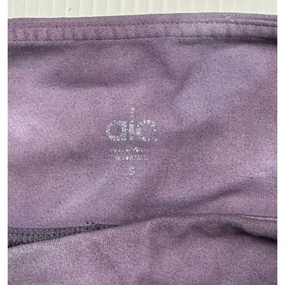 Alo yoga Leggings with mesh Side Panels Workout‎ Yoga Running Pants size S - Image 6