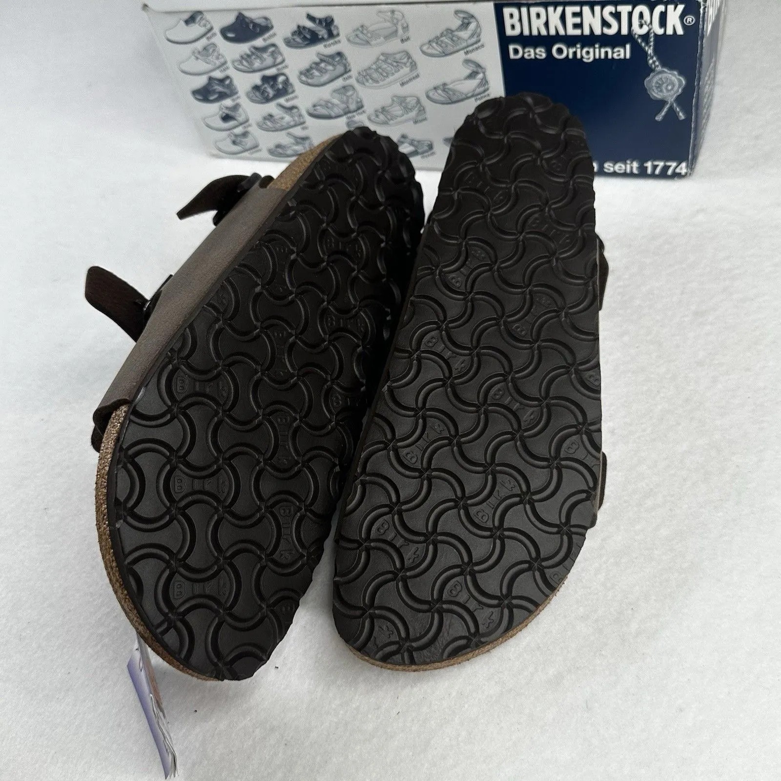 Birkenstock Milano Strappy Sandals Womens 8 EU 39 Brown Adjustable Buckle Strap‎ - Image 2
