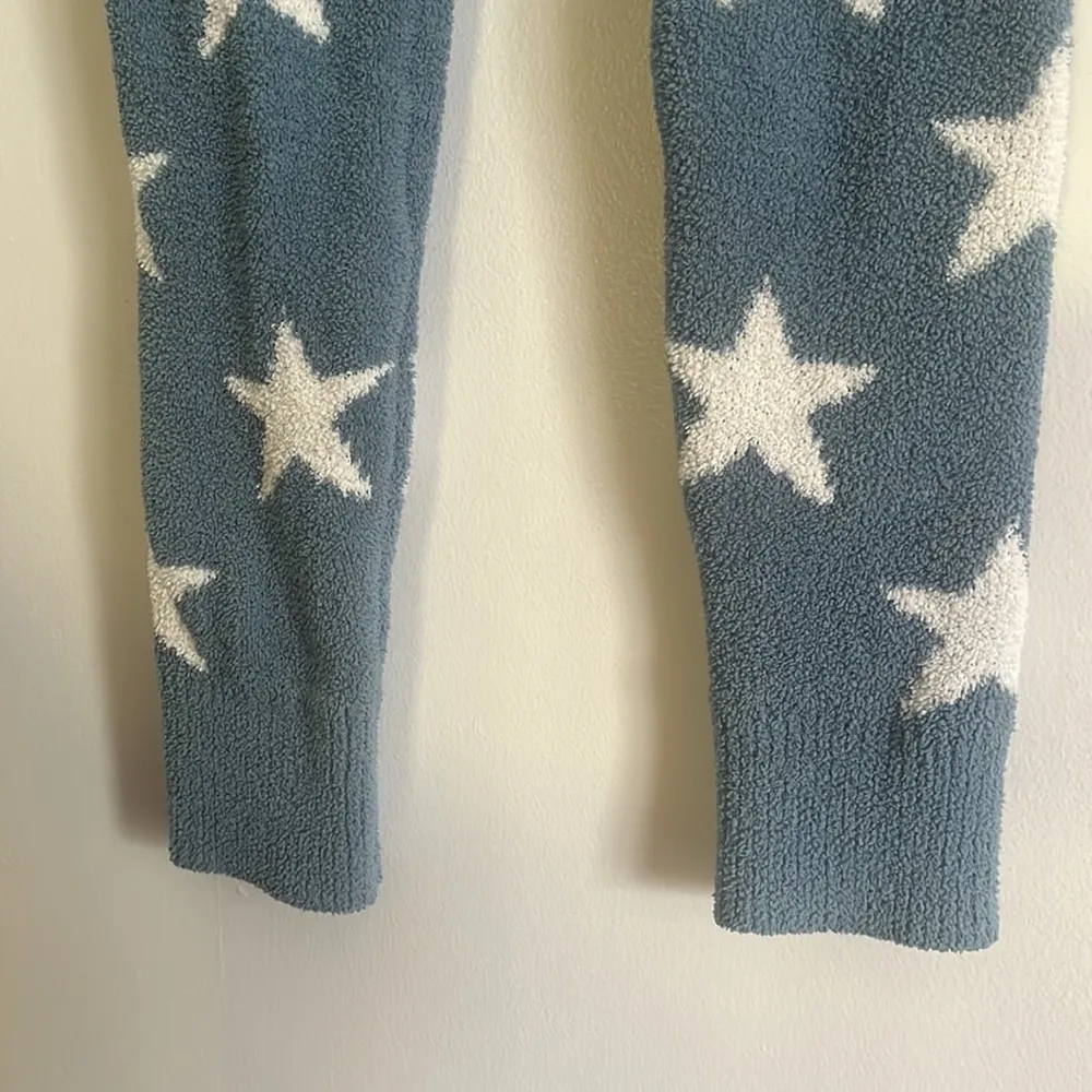 Honeydew thick fleece star leggings Blue - Image 3