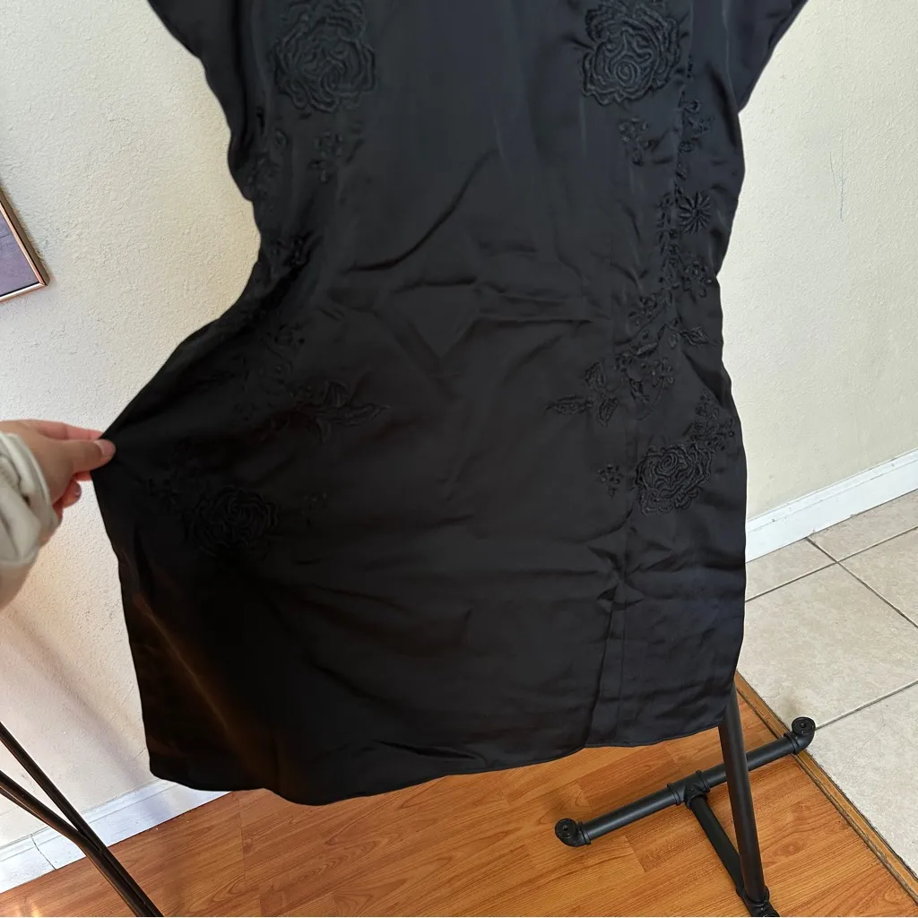 HOUSE OF CB 'Thea' Black Embroidered‎ Mini Dress NWOT XL - Image 4