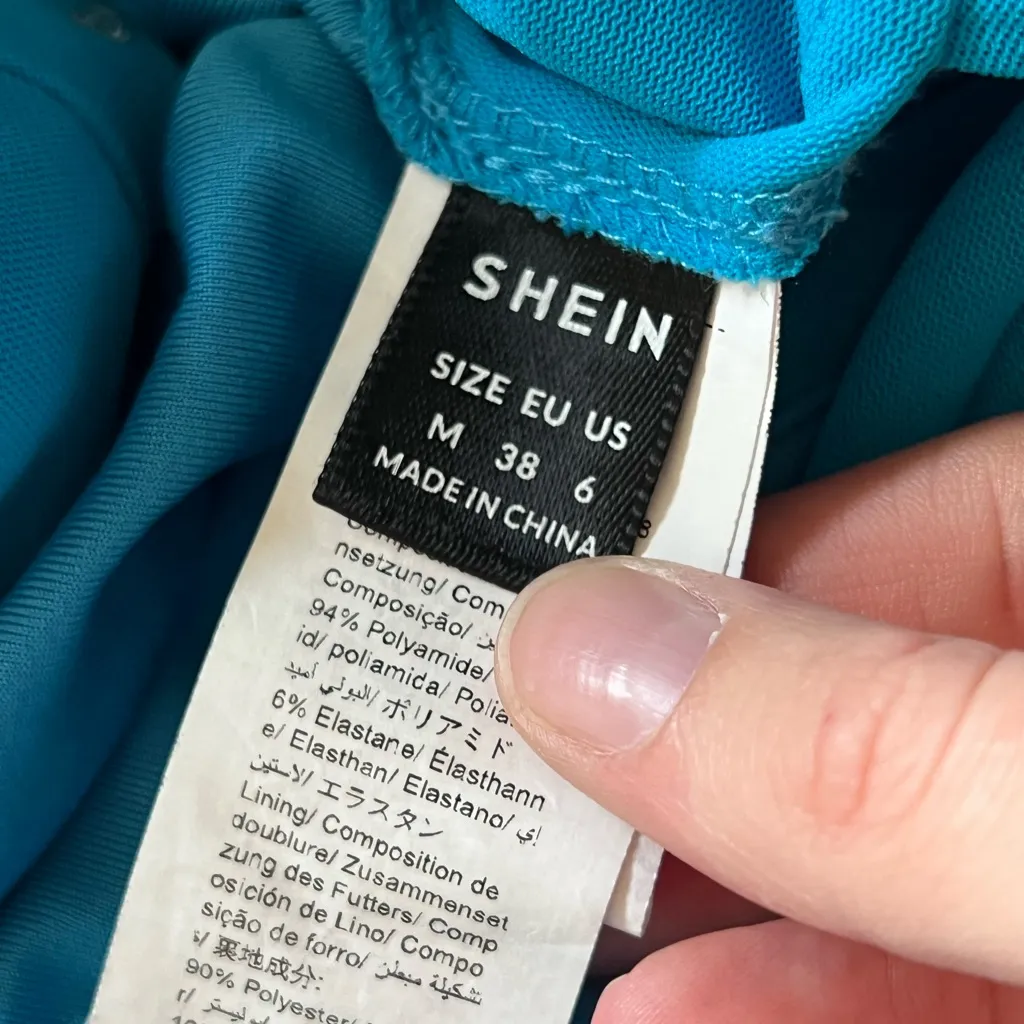 SHEIN BAE Rhinestone Detail Crisscross Front Crop Top - Image 4