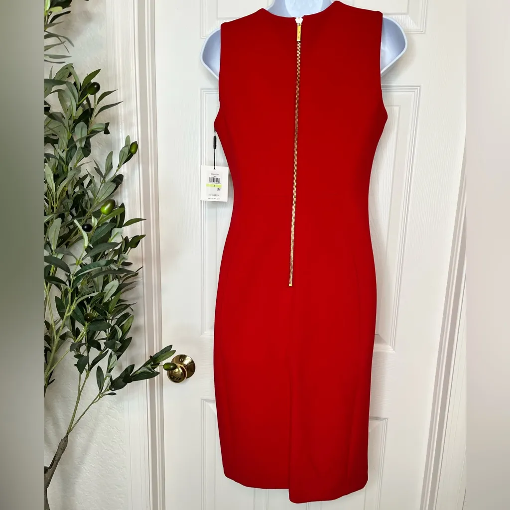 NWT CK red scuba dress - Image 6