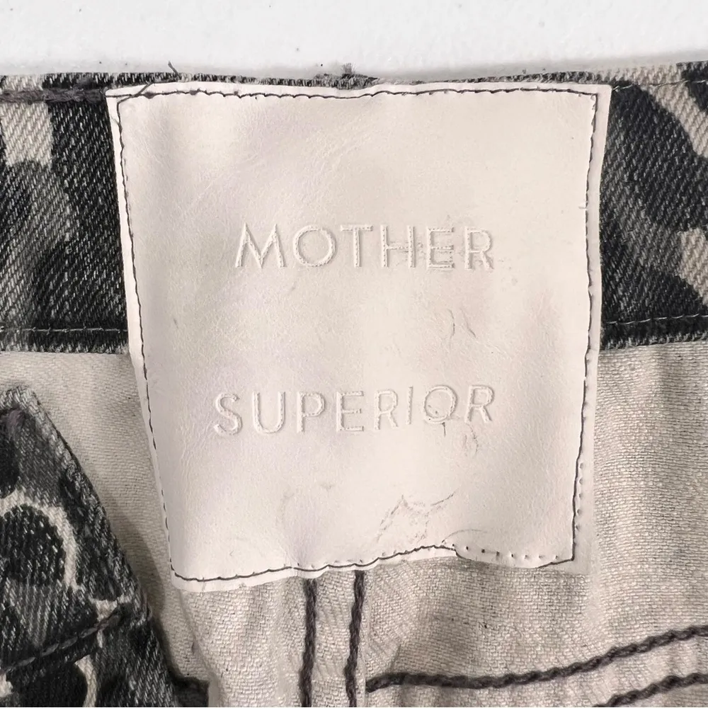 Mother The Vagabond Mini Fray distressed leopard - Image 10