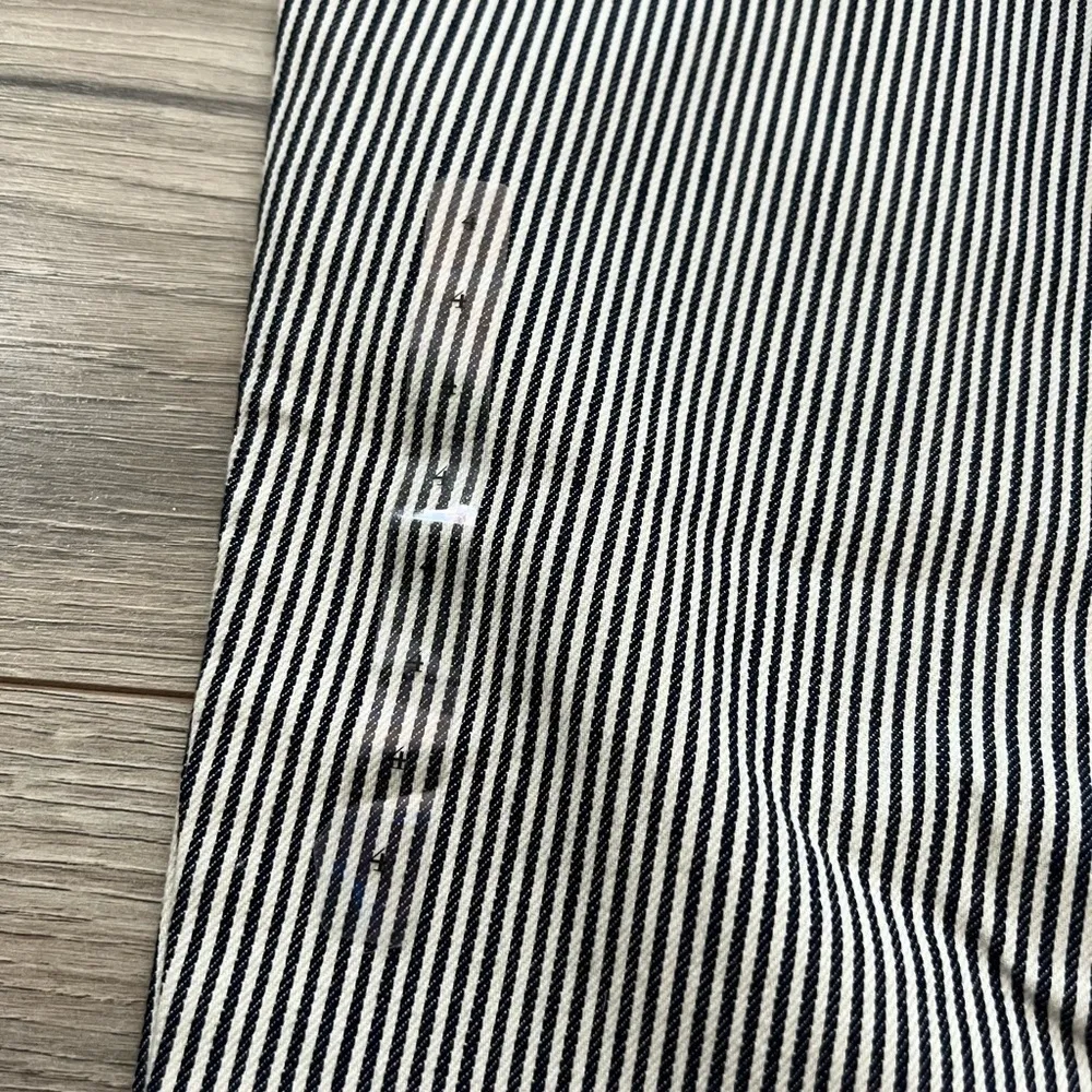 NWT Loft Outlet Skinny Ankle Nautical Stripe Jeans | Dark Navy Blue | 4 - Image 4