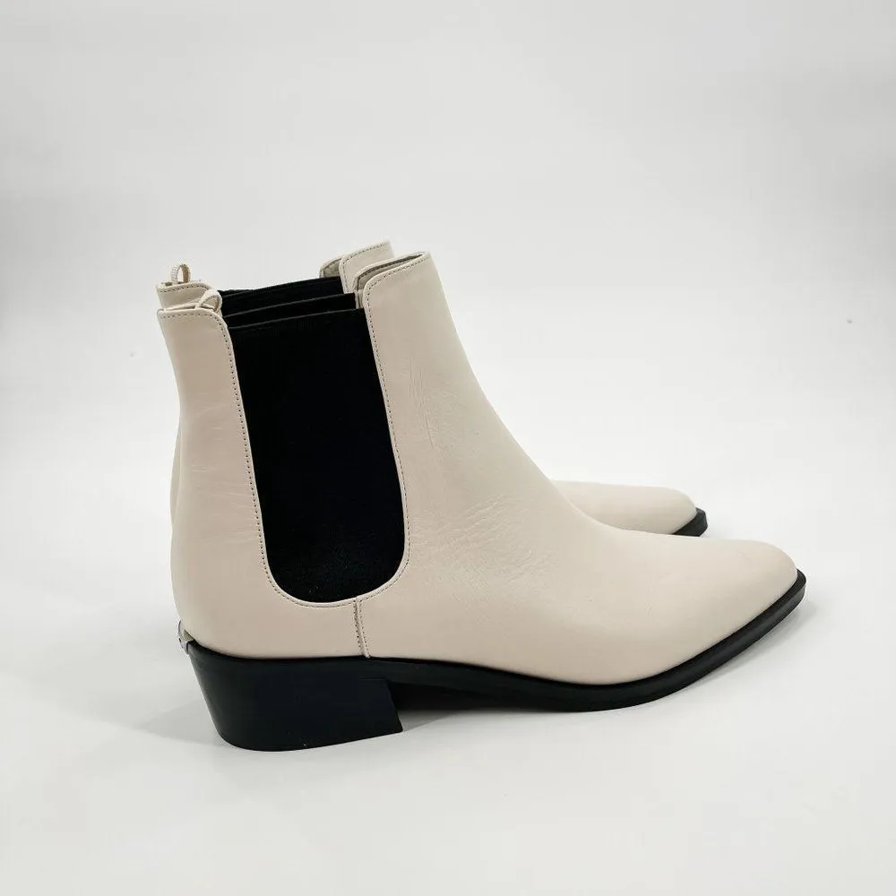 Michael Michael Kors Lottie Flat Leather Ankle Booties Boots - Image 19