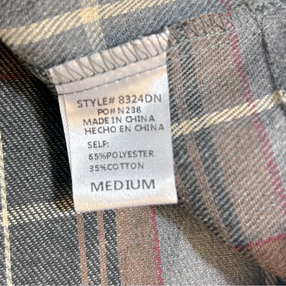 AEMI + CO Not Your Dad’s Flannel Shirt Size M NWT Brown Size M - Image 11