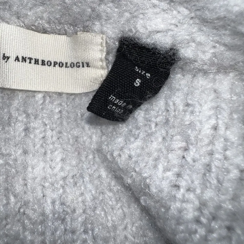 Anthropologie Sleeping On Snow Wool Alpaca Blend Lavinia Sweater Size S Gray - Image 5