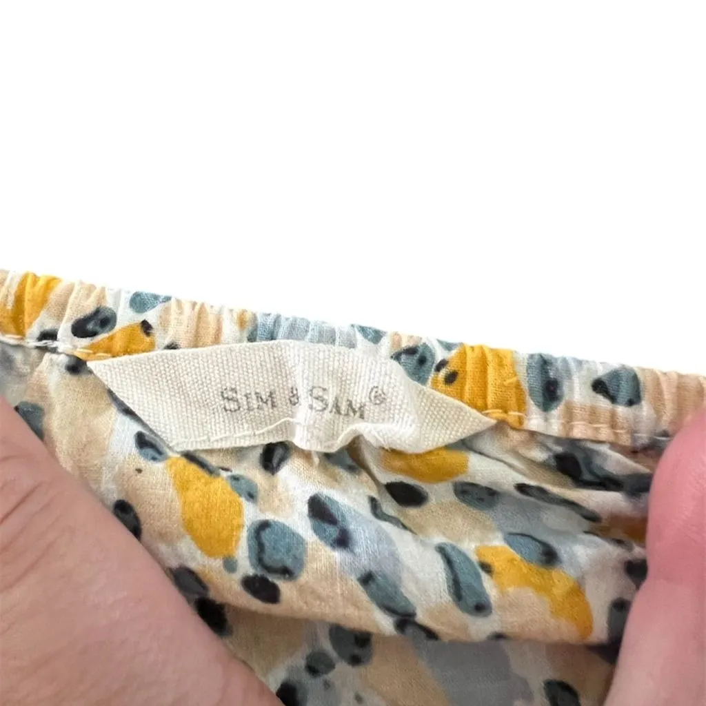 Sim & Sam Women's XS Floral Off Shoulder Crop Top Blouse Multicolor - Image 5