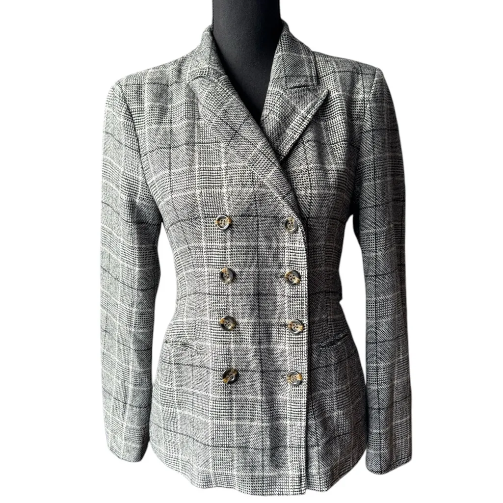 Urban Republic plaid tweed jacket size small - Image 2