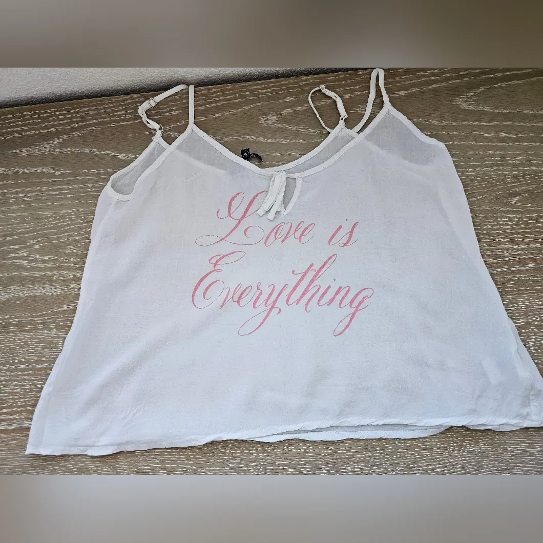 Wildfox Intimates Sleep Set Love is Everything/Cheeky Hearts White Size S - Image 6