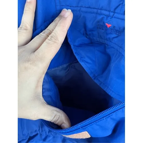 Vintage Obermeyer Thinsulate Ski Pullover Anorak Jacket Blue Pink 80s 90s Unisex - Image 11