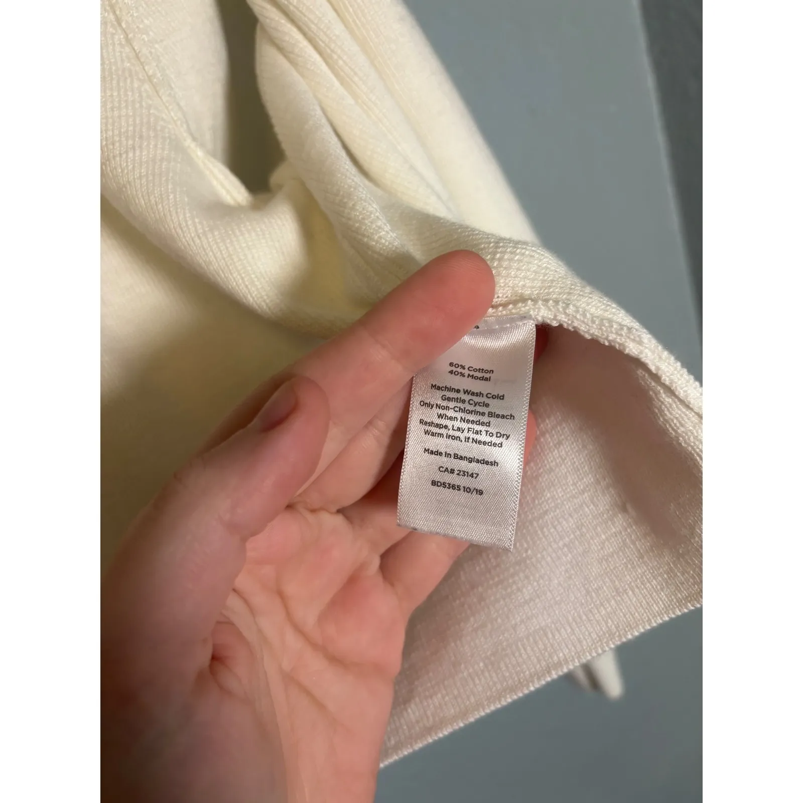 Talbots Cropped Cardigan Sweater Open Front 3/4 Sleeve Women's XL - Image 8