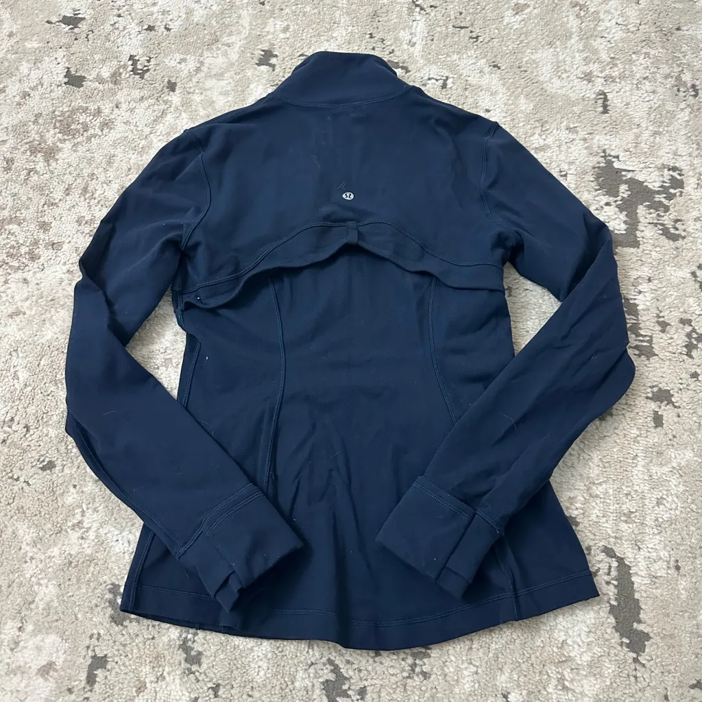 Lululemon Define Jacket *Luon Size 8 - True Navy - Image 4