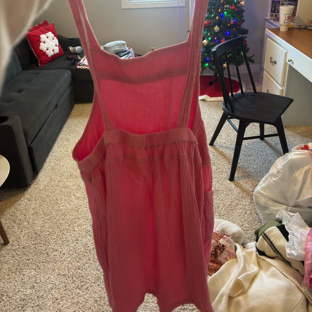 Pink Sleeveless Jumpsuit Size M - Image 2